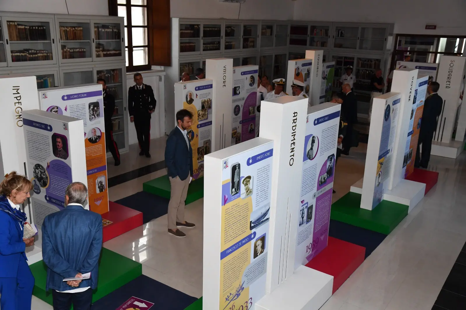 La Maddena, la mostra (foto Marina Militare)