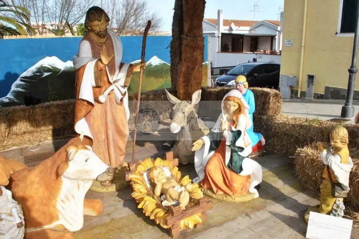 Il presepe La Betlemme d'Europa a Stintino (foto concessa)