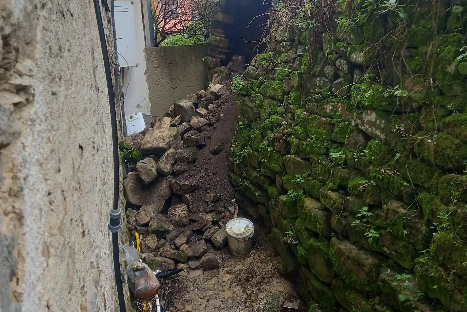 Danni da maltempo a Mandas (foto Comune Mandas)