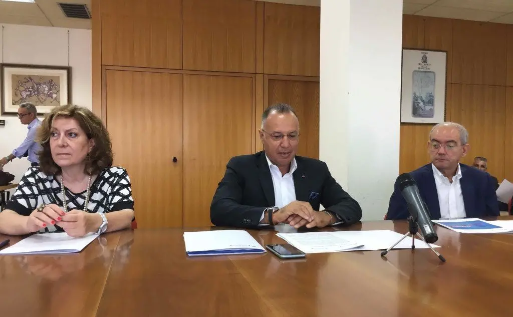 L'incontro di questa mattina (foto L'Unione Sarda - Almiento)
