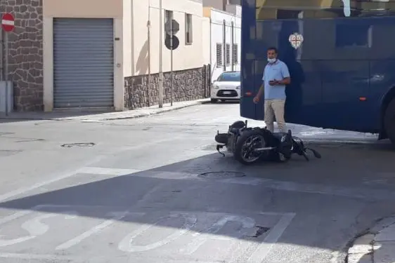 L'incidente (L'Unione Sarda - Pala)