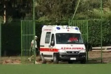 Un'ambulanza del 118