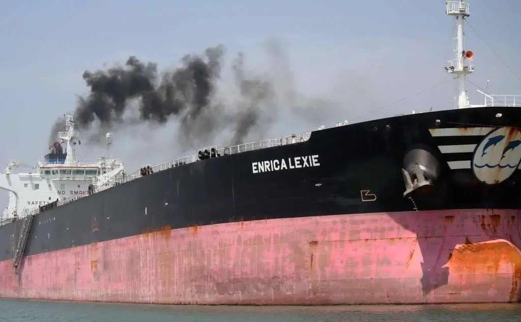 L'Enrica Lexie, la petroliera su cui erano imbarcati come scorta Latorre e Girone