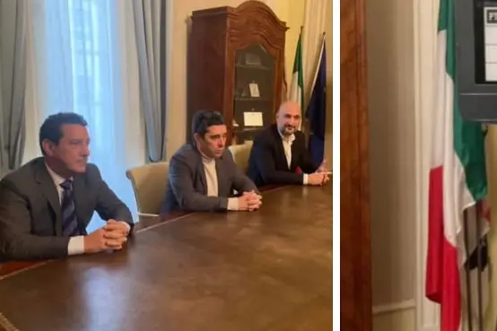 La presentazione a Porto Torres dei servizi ATP (foto Pala)