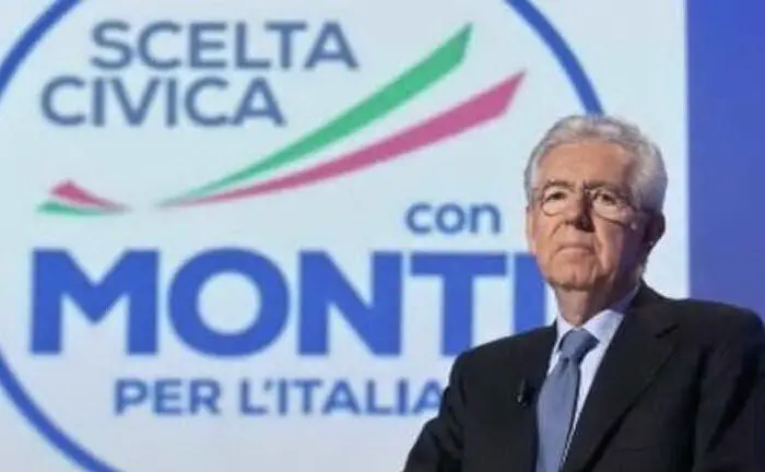 Il senatore si presenta alle elezioni politiche del 2013 con una nuova formazione politica, &quot;Scelta civica&quot; (Archivio L'Unione Sarda)