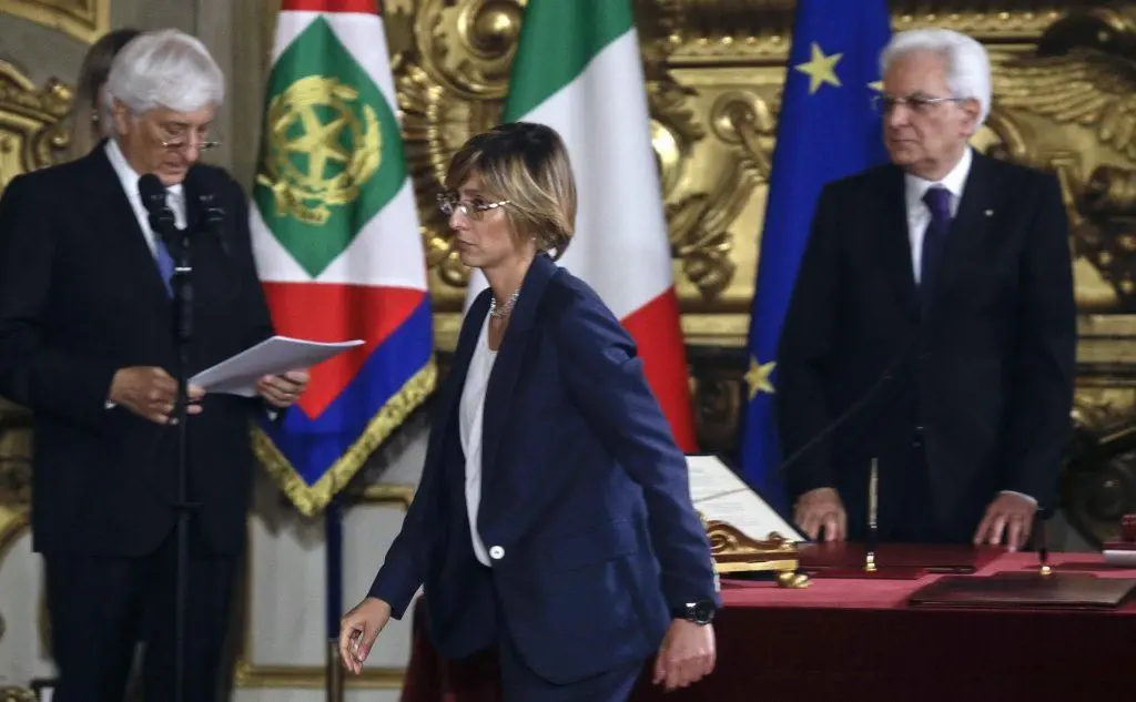 Giulia Bongiorno, nuovo ministro alla Pubblica Amministrazione firma davanti a Mattarella