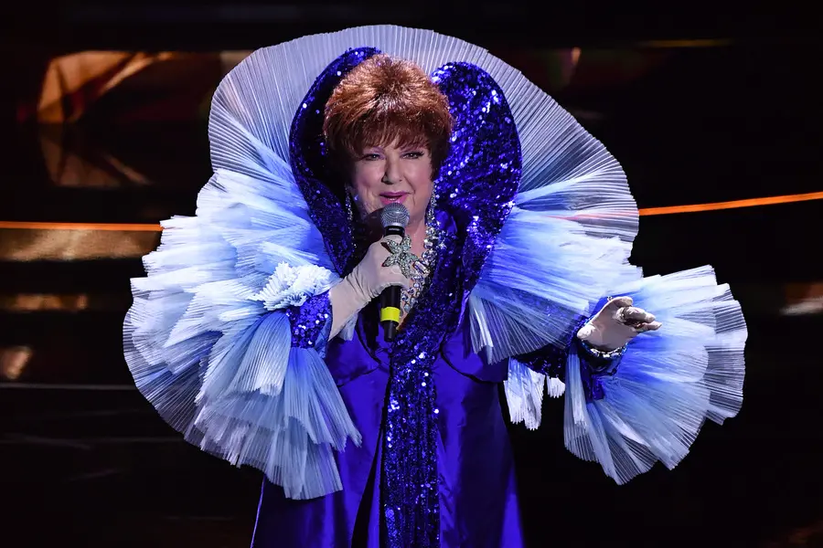 Italian singer Orietta Berti performs on stage at the Ariston theatre during the 72nd Sanremo Italian Song Festival, Sanremo, Italy, 05 February 2022. The music festival runs from 01 to 05 February 2022. ANSA/ETTORE FERRARI