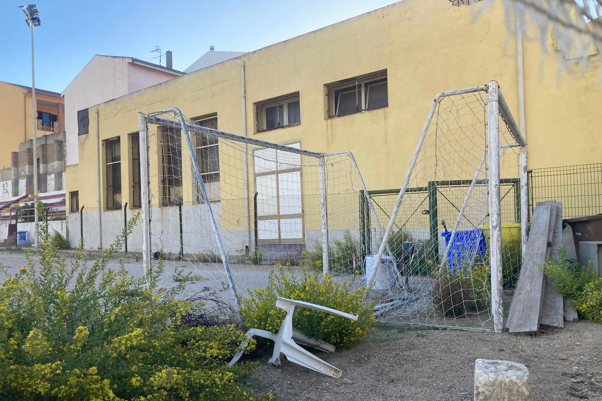 Il campo Occone a Porto Torres (foto Pala)