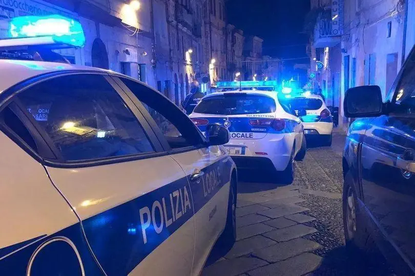 (Foto der örtlichen Polizei von Sassari)