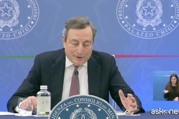Draghi: &quot;La priorità del governo è la scuola aperta in presenza&quot;