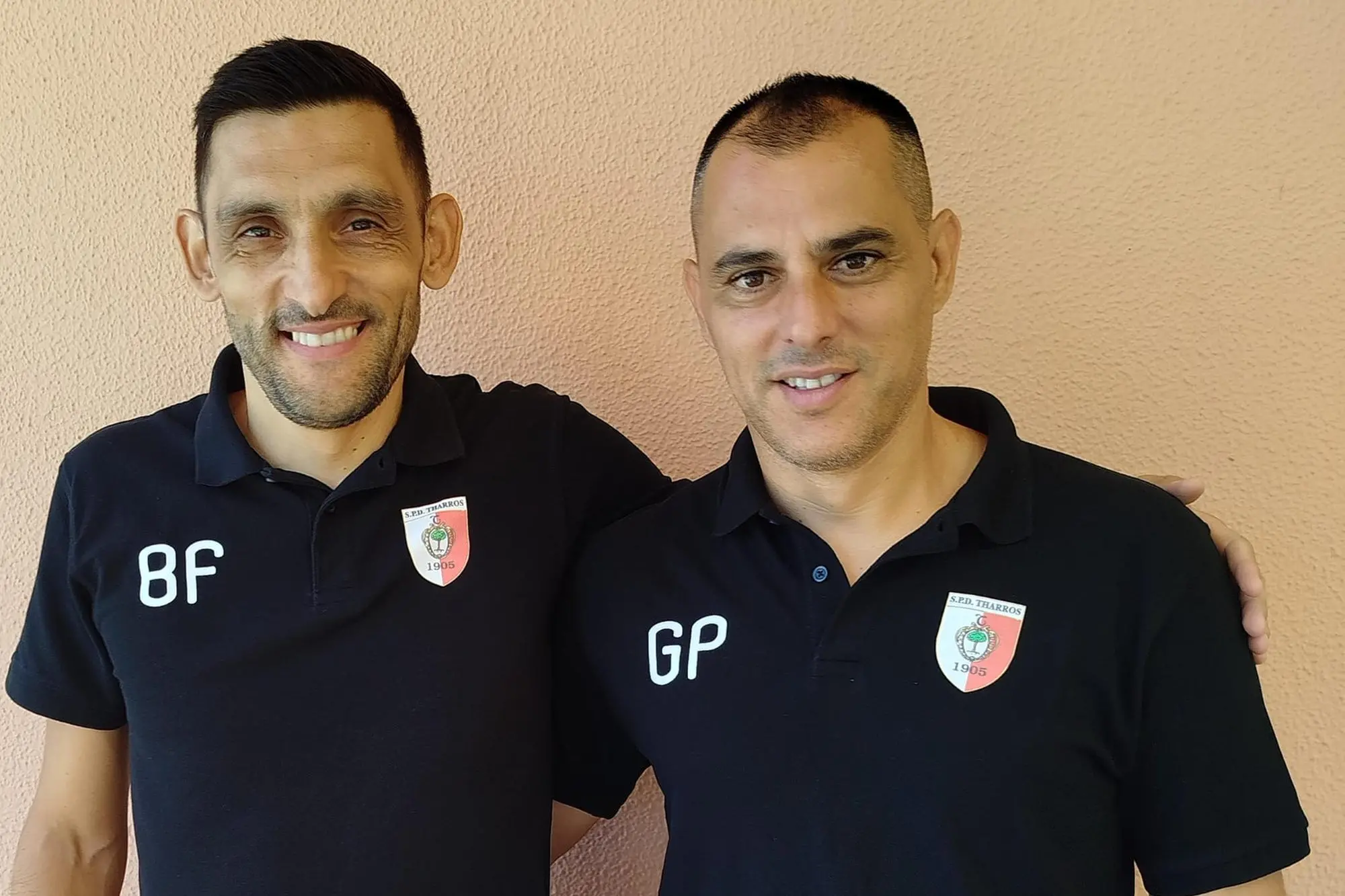 Bruno Frongia e Gianluca Pinna, nuovi allenatori della Tharros (foto concessa)