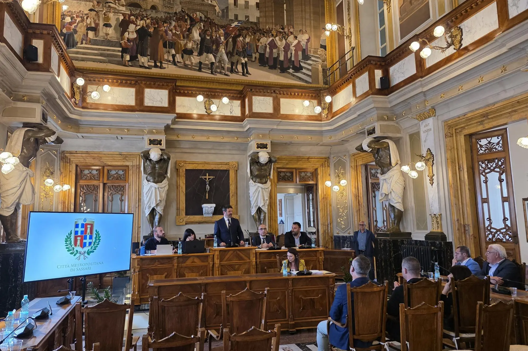 Seduta del Consiglio metropolitano in Sala Sciuti