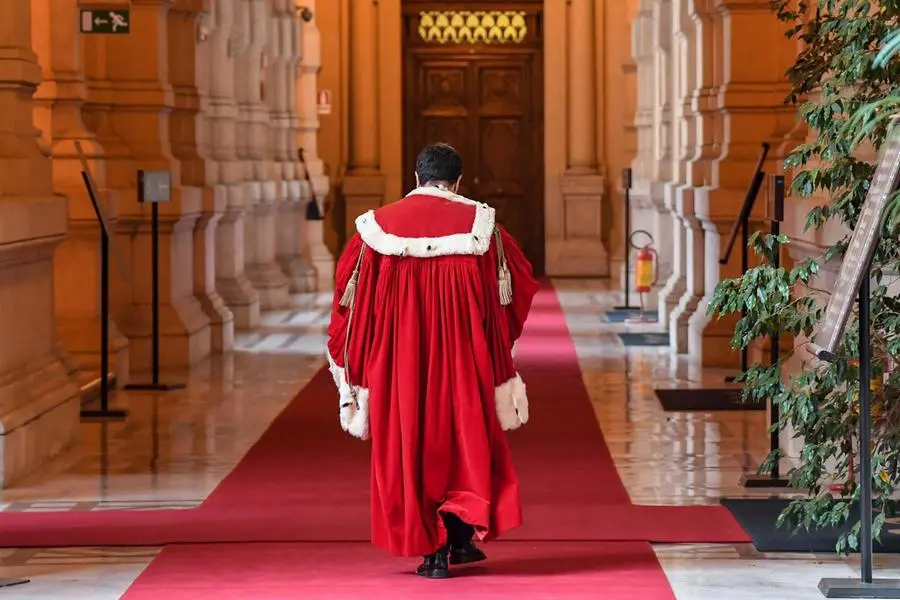 Un magistrato, prima della cerimonia di inaugurazione dell'anno giudiziario della Corte di Cassazione, Roma, 26 gennaio 2018. ANSA/ALESSANDRO DI MEO