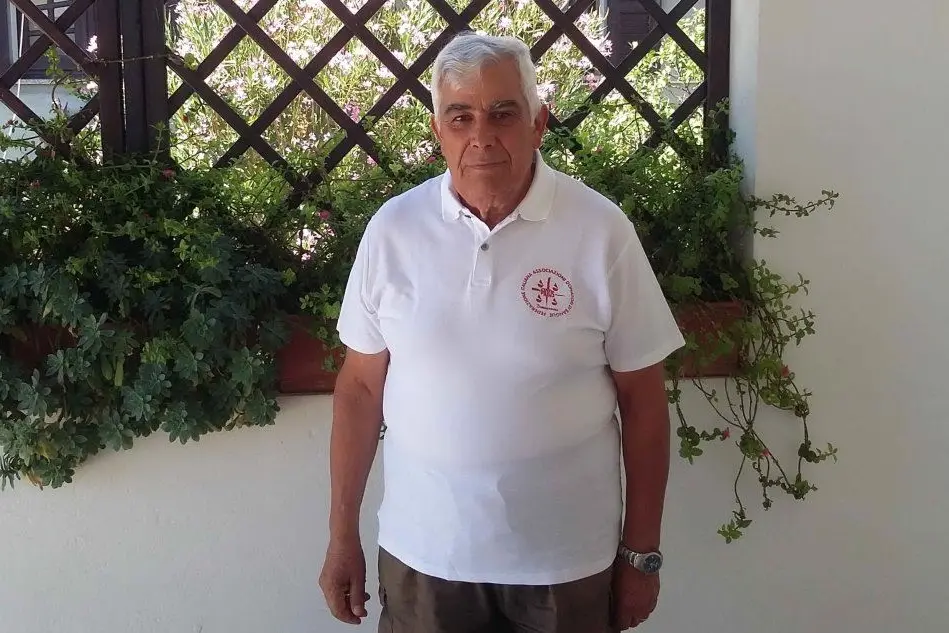 Gianluigi Loi, presidente dei volontari donatori di sangue della Fidas Domusnovas