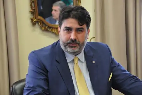 Il presidente della regione Sardegna Christian Solinas (Ansa)