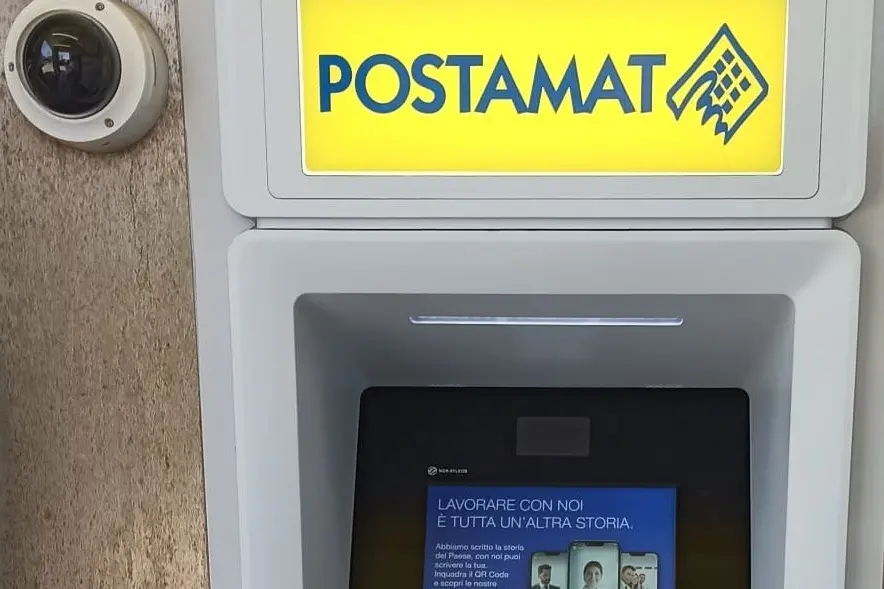 Il nuovo ATM Postamat installato a Paulilatino