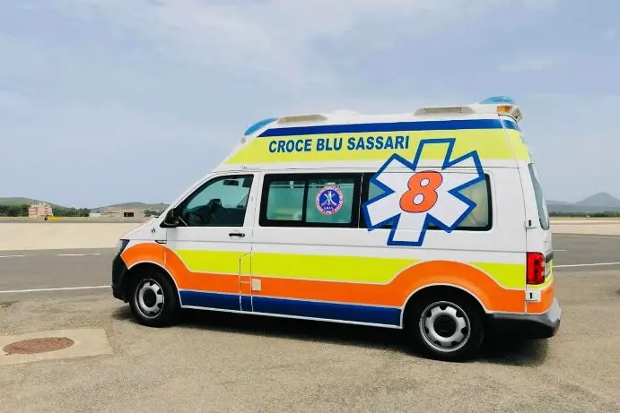 Un'ambulanza della Croce Blu (foto concessa)