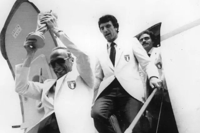 Il rientro in Italia dei campioni