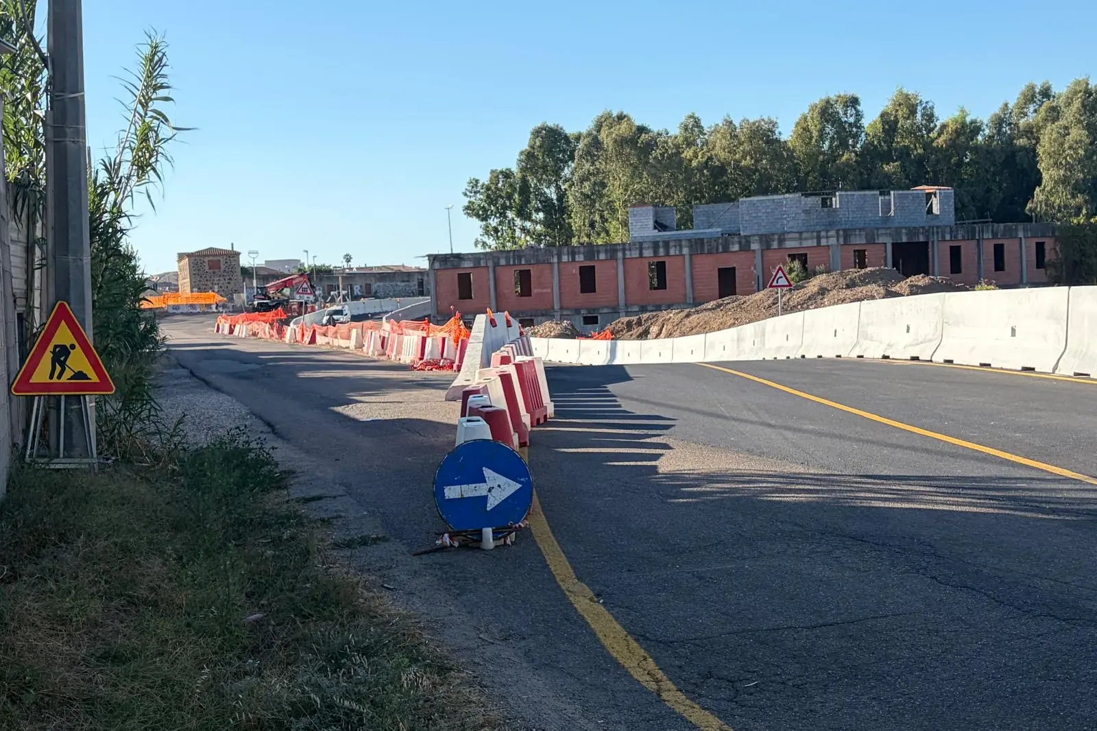 La nuova bretella tra via Ozieri e via Ghilarza