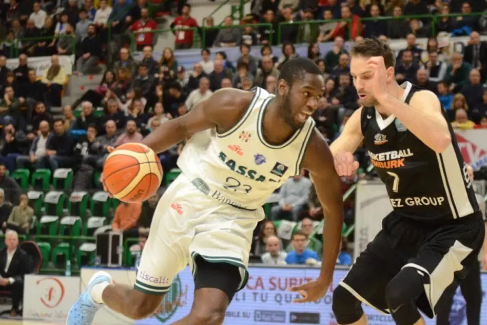 Dinamo-Nymburk: Carter in azione (foto Gloria Calvi)
