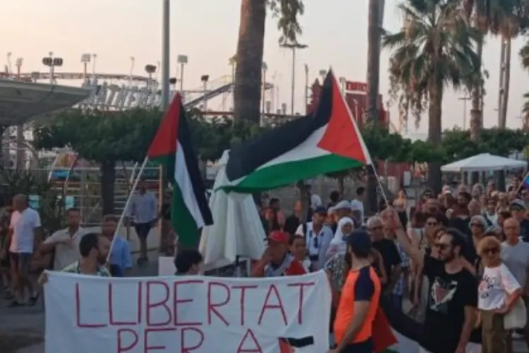 Manifestazione pro Gaza ad Alghero (foto concessa)