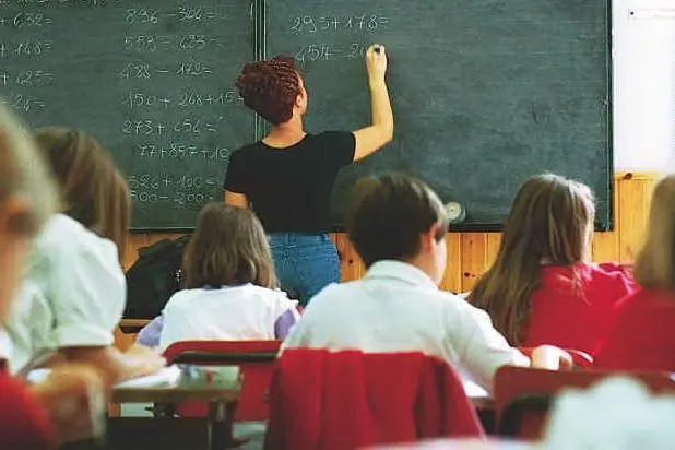 Un'aula scolastica