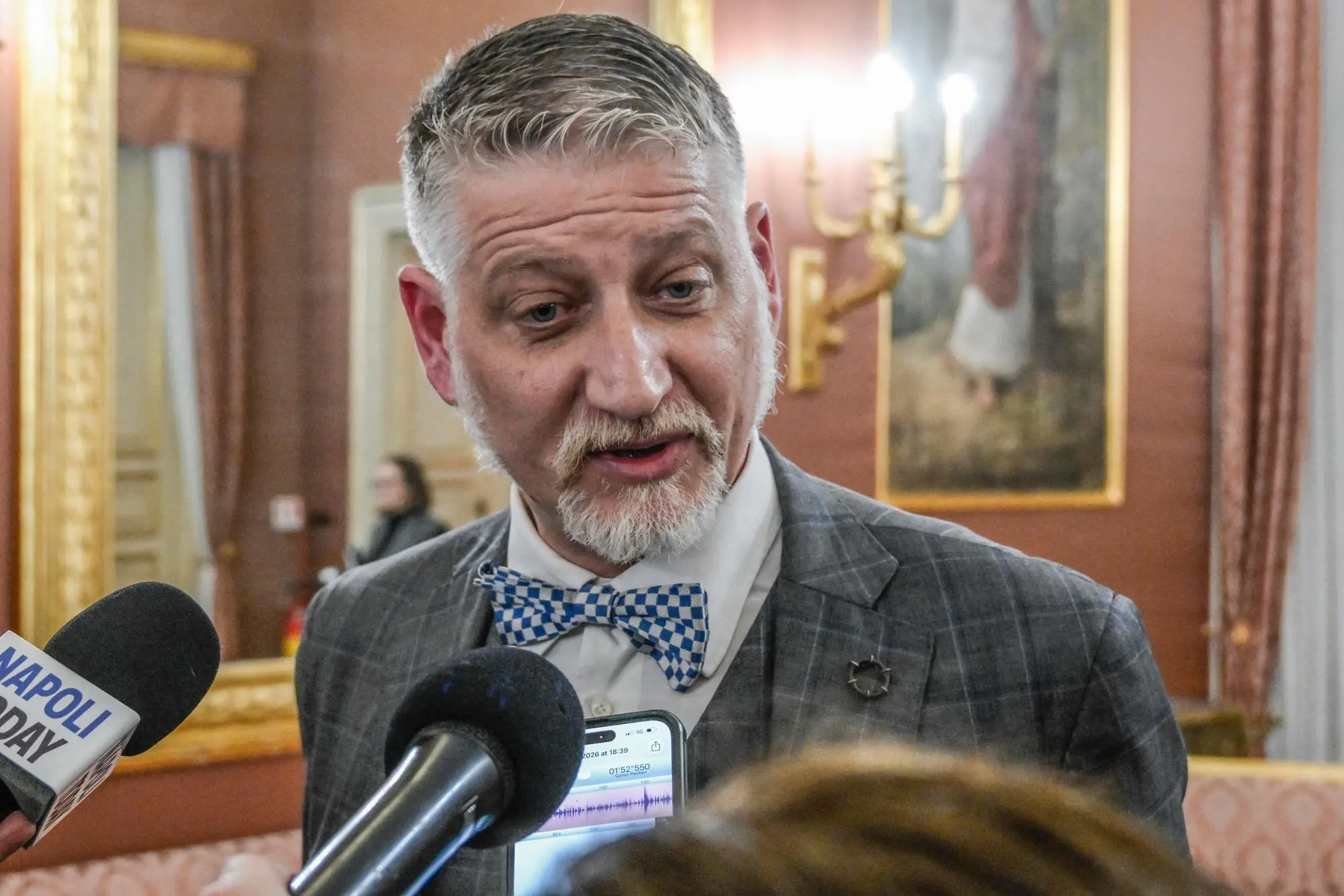 Il ministro Giuli (Ansa)
