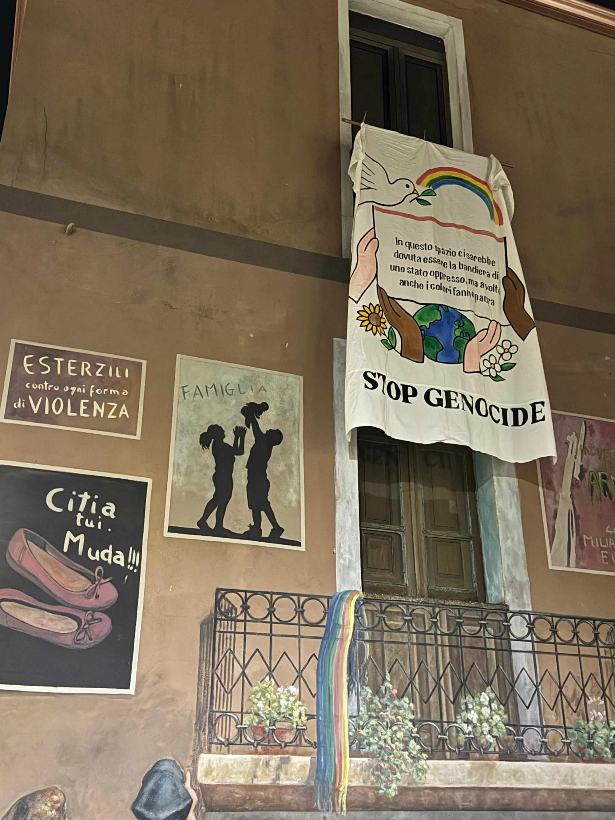 Esterzili, fiaccolata per la pace