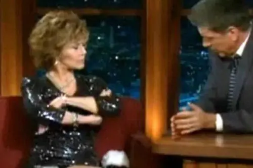 Jane Fonda in minigonna