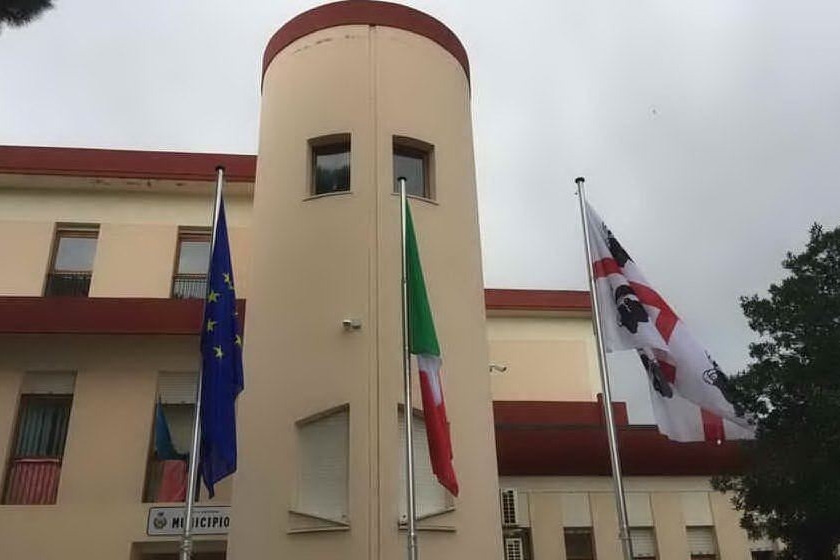 Il municipio di Capoterra (foto L'Unione Sarda - Murgana)
