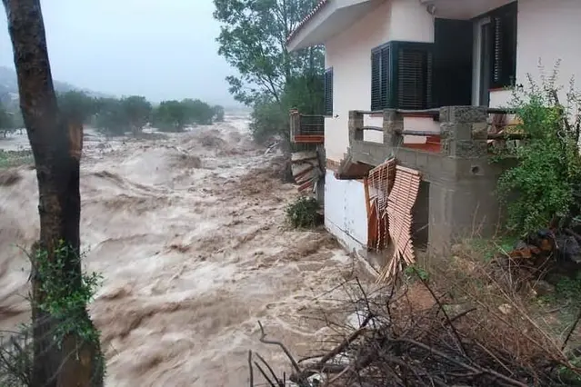 Il maltempo causò l'esondazione del Rio San Girolamo
