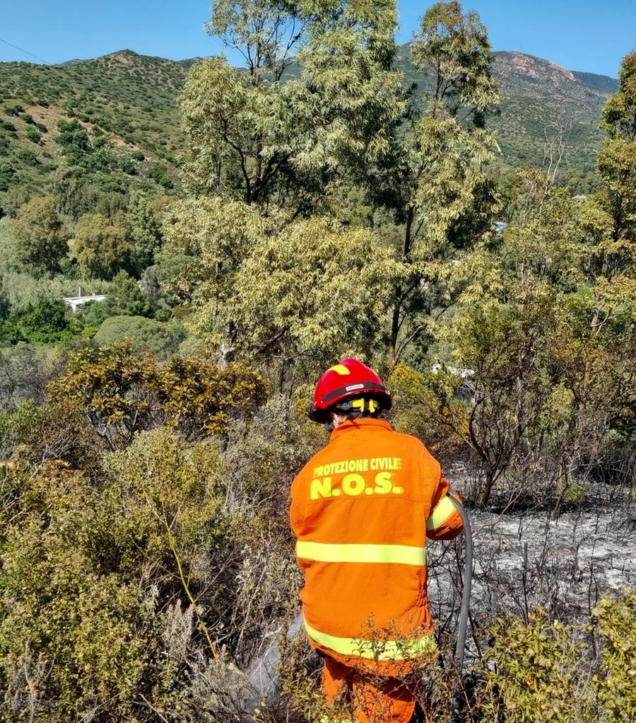 Primi incendi nelle campagne, volontari già mobilitati