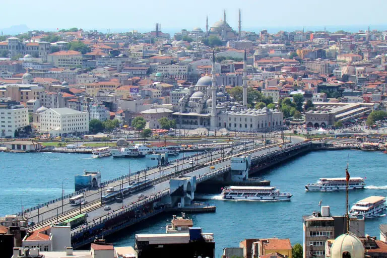 Una vista di Istanbul