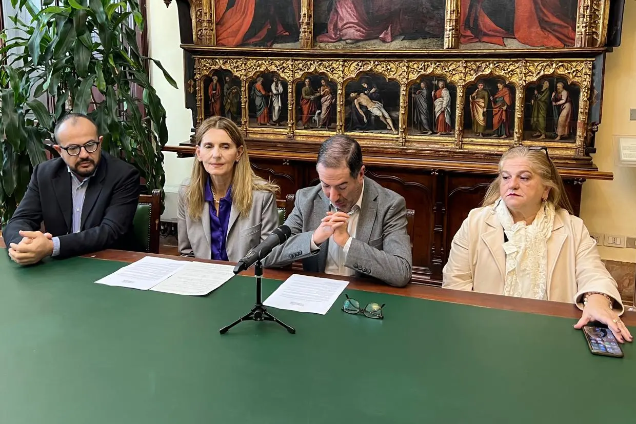 La presentazione al Palazzo civico (foto Madeddu)