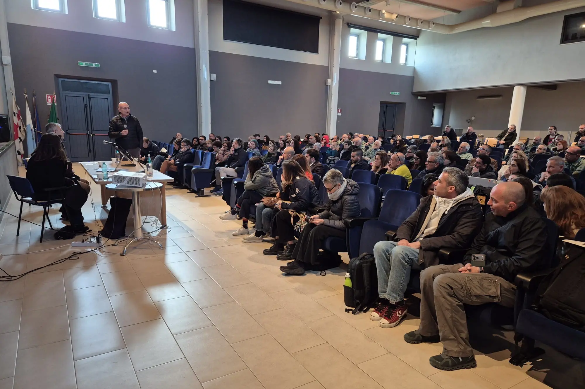 Il corso di formazione questa mattina a Cabras (Foto Sara Pinna)