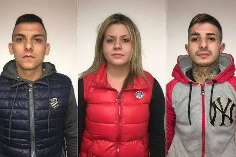 I tre arrestati