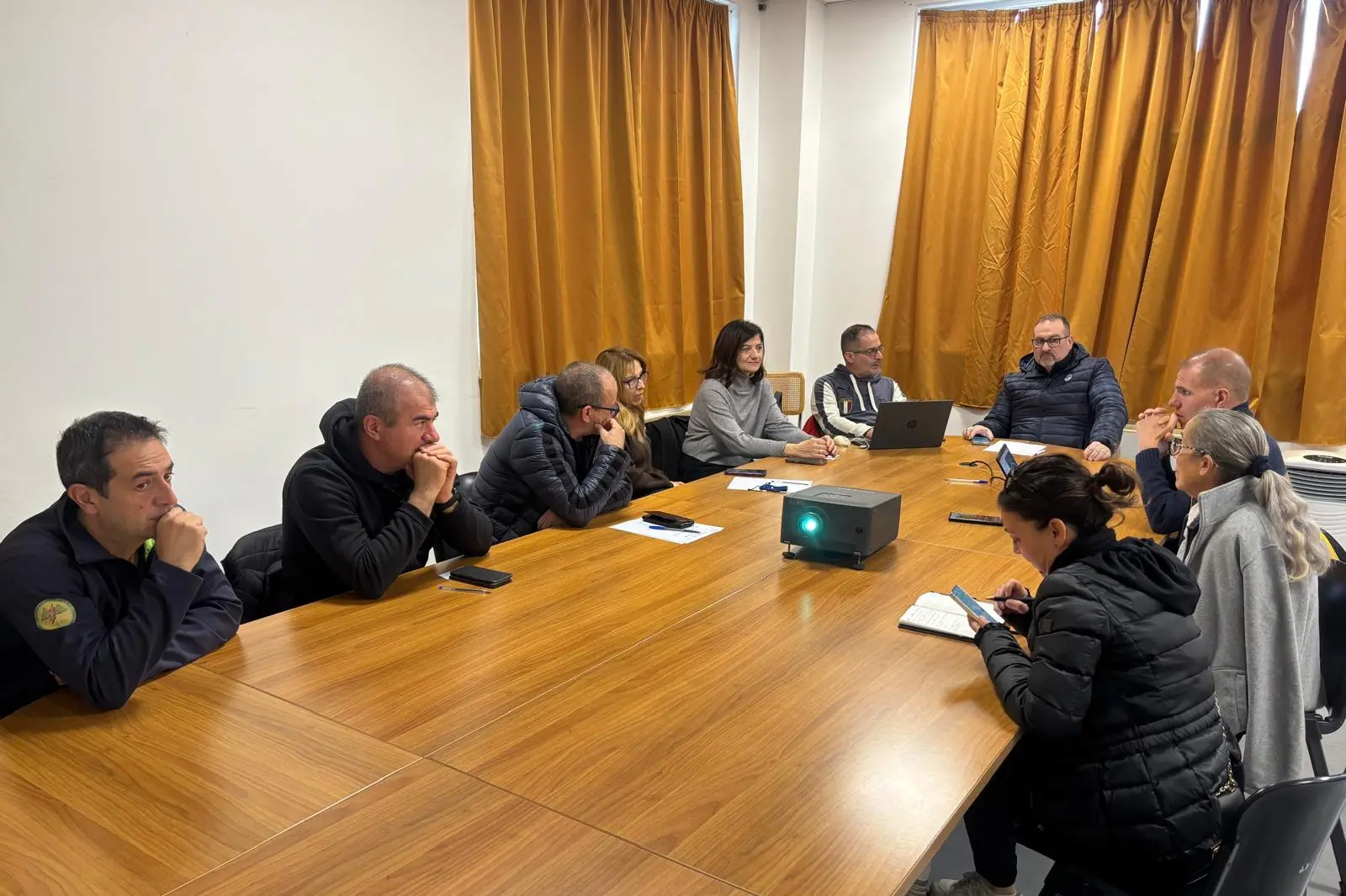 L'ufficio del Coc a Sinnai