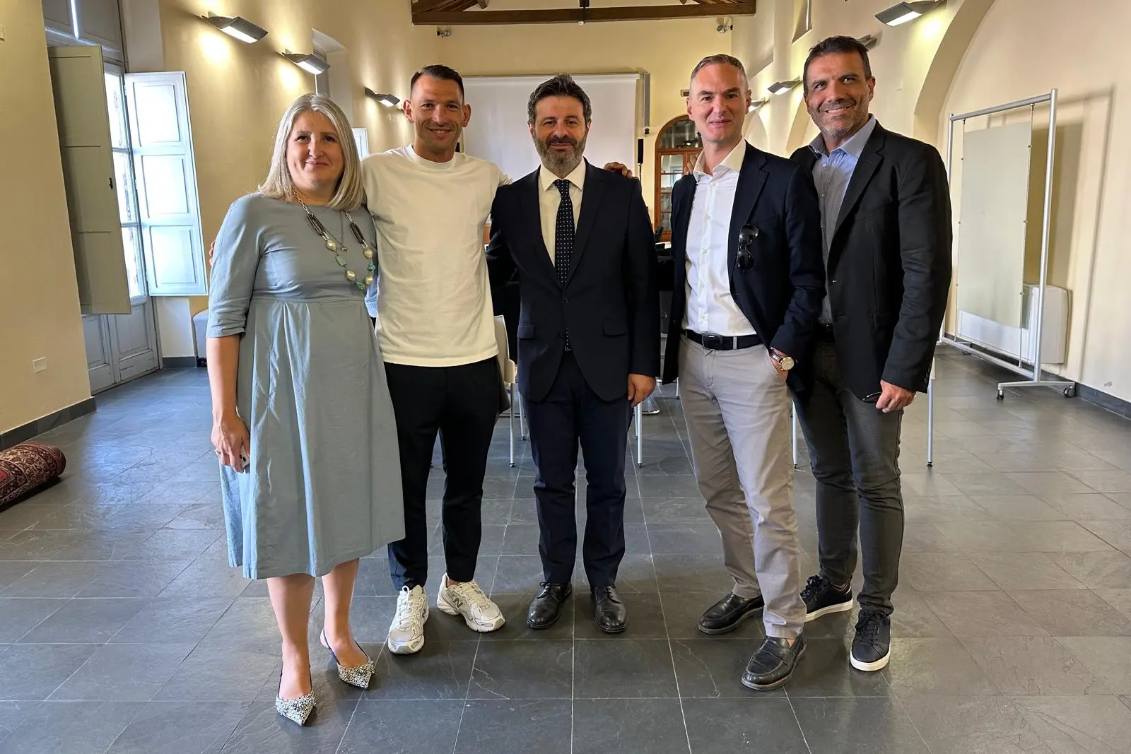 Il saluto dell'amministrazione comunale di Sassari a Gigi Scotto