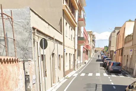 Un pezzo di via Poerio a Cagliari (foto da google)