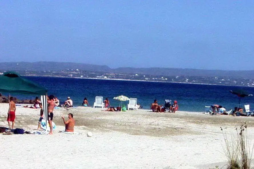 La spiaggia di Guidi a Carloforte