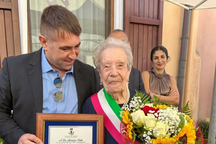 Il sindaco di Ardara e zia Mariuccia