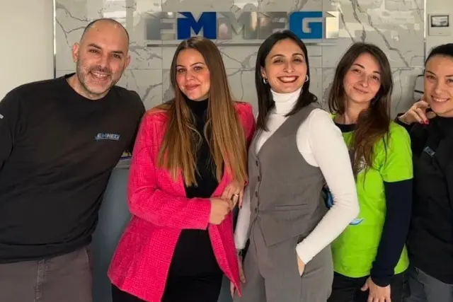 Il gruppo promotore della iniziativa a Porto Torres (foto concessa)