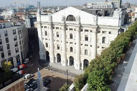 Piazza Affari (Ansa)