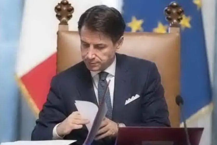 Giuseppe Conte (Archivio L'Unione Sarda)