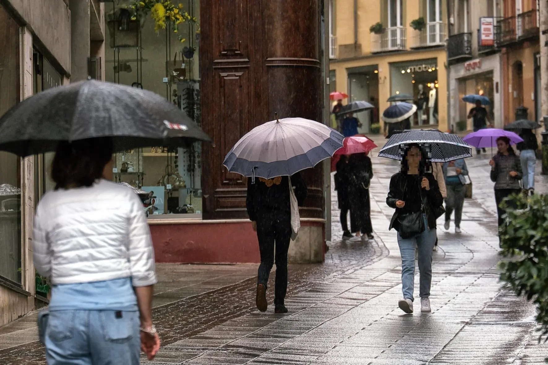 Pioggia a Cagliari (foto Giuseppe Ungari)