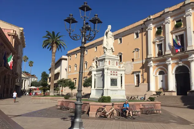 Piazza Eleonora a Oristano (Archivio L'Unione Sarda)