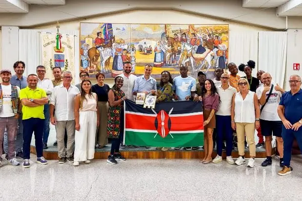 L'incontro nella sala consiliare di Sennori (foto concessa)