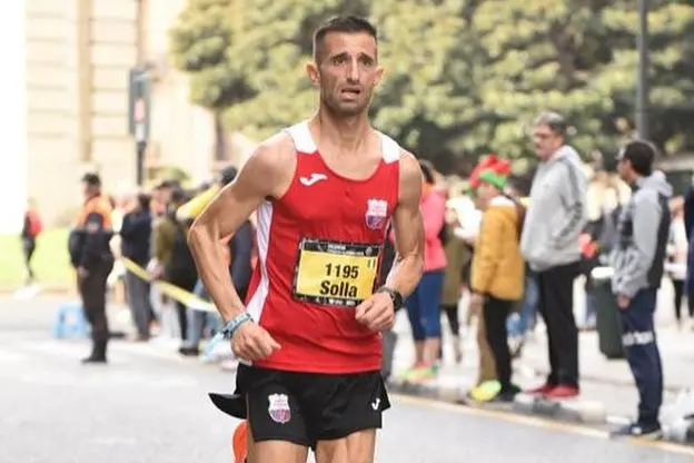 Claudio Solla, 40 anni, atleta del Cagliari Marathon Club (foto concessa da Claudio Solla)