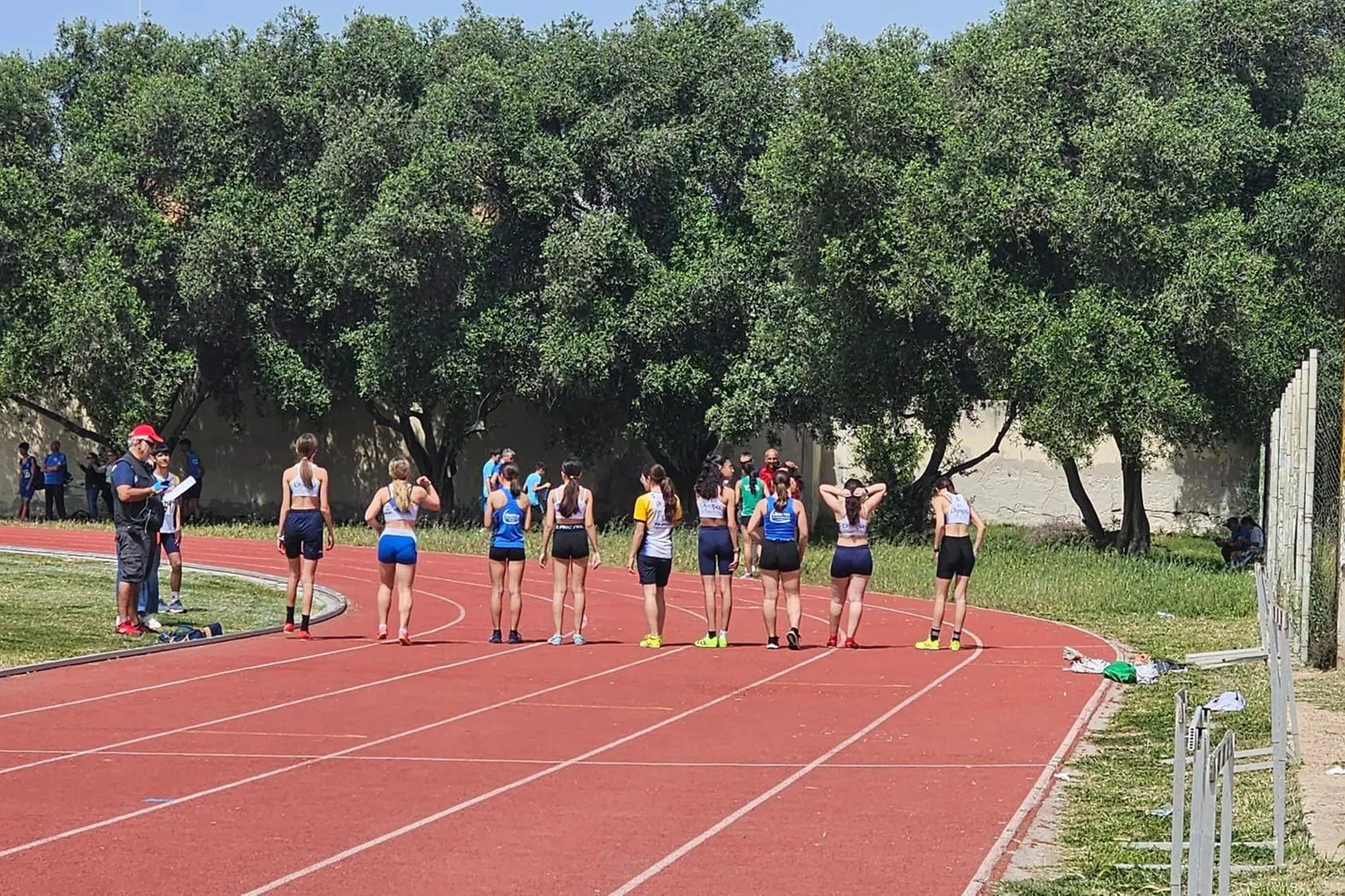 Quartucciu, la pista di atletica del campo polivalente Raffaele Piras (foto Francesca Melis)