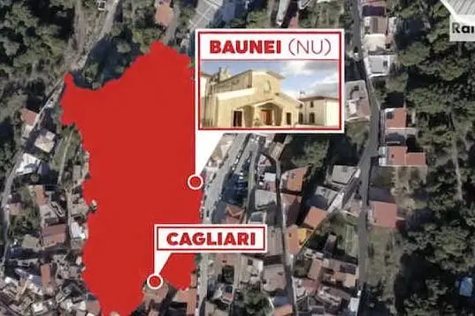 Un frame del programma "Il Borgo dei Borghi" su RaiTre